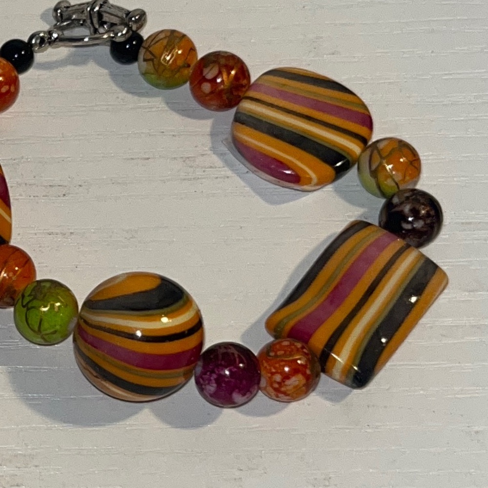 Beautiful Beaded Necklace and Bracelet Set